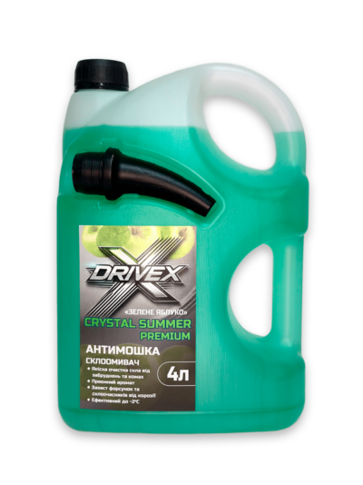 Склоомивач літній Зелене яблуко Drivex Crystal Summer Premium